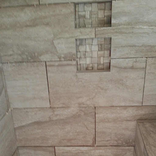 tiling a shower