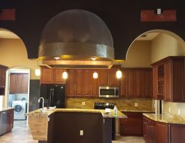 full view of finished kitchen